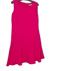 NIPON Boutique pink fit and flare sleeveless dress. Size 14